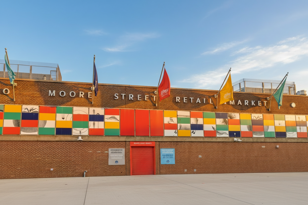 Moore Street Market Entrance